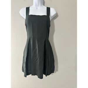 MASON by Michelle Mason Charcoal Grey Cutout Square Neck Skater Mini Dress 4